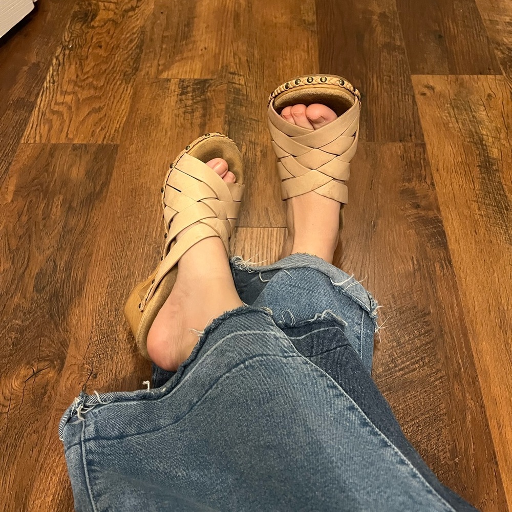 Women's Tan Tory Dansko Heeled Sandals